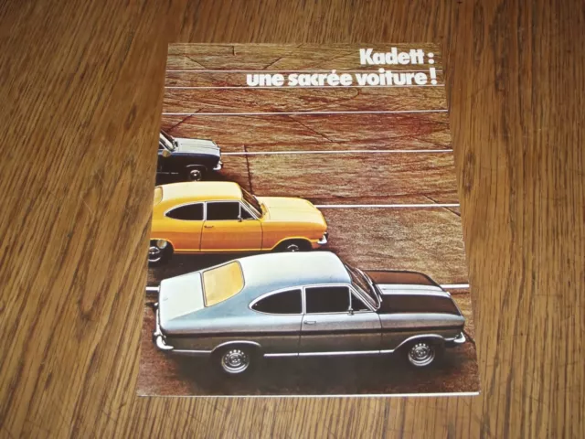 Catalogue Opel Kadett. 1971.