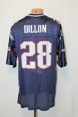 Maglietta calcio New England Patriots NFL Reebok #28 Dillon taglia XL adulto