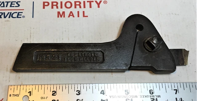 Armstrong No. S-21 Cut Off Tool Holder - Made In USA Armstrong No. S-21 Cut Off Tool Holder - Made In USA