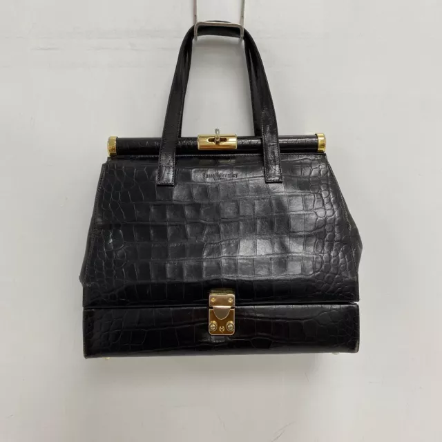 Russell and Bromley Shoulder Bag Black Vintage RMF04-RH