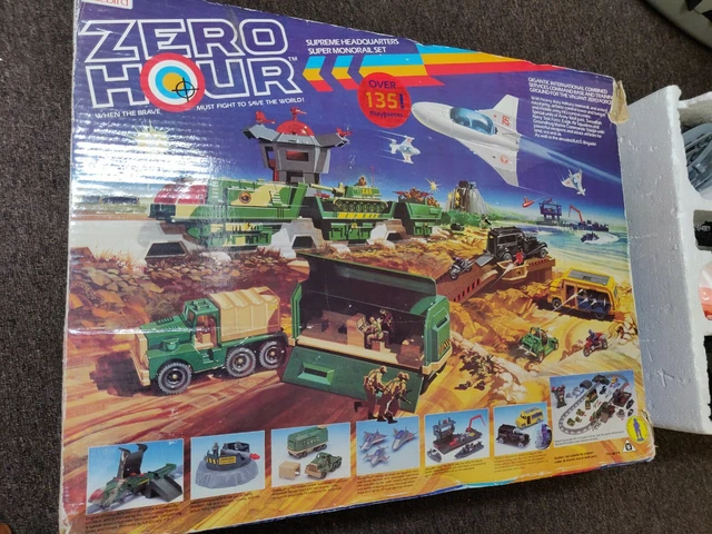 BLUEBIRD TOYS ZERO Hour Supreme Headquarters Monorail With Box 1980 s 