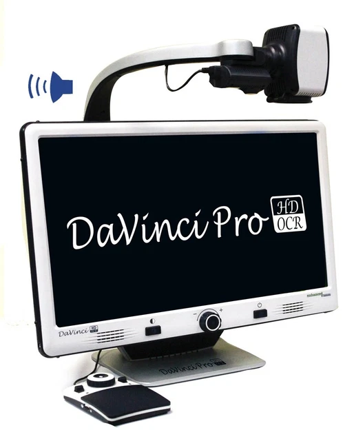 EV Optron DaVinci Pro OCR Bildschirmlesegerät Lupe Vorführgerät vom Optiker