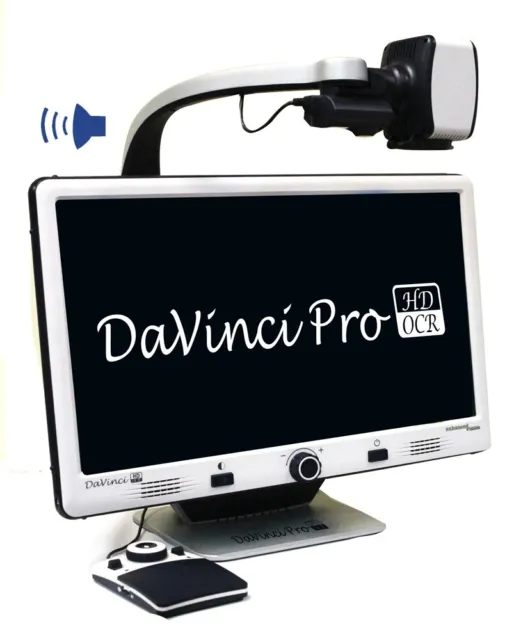 EV Optron DaVinci Pro OCR lector de lupa lector dispositivo de demostración lupas