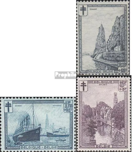 Belgique 270-275 neuf 1929 la tuberculose