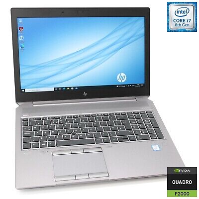 HP ZBook 15 G5 Laptop: 8th Gen i7, Quadro P2000, 16GB di RAM, 512GB, garanzia, l'IVA