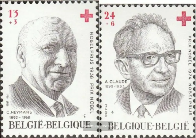 Belgien 2293-2294 (kompl.Ausg.) postfrisch 1987 Rotes Kreuz