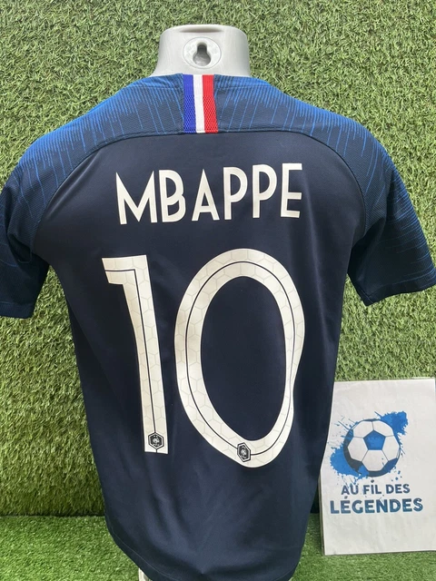 Maillot France Foot Mbappé 2024 - Domicile Enfant/Adulte - Polyester Respirant