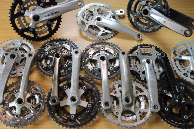 ENSEMBLE DE BRAS manivelle manivelle Shimano choix rétro triple avec
