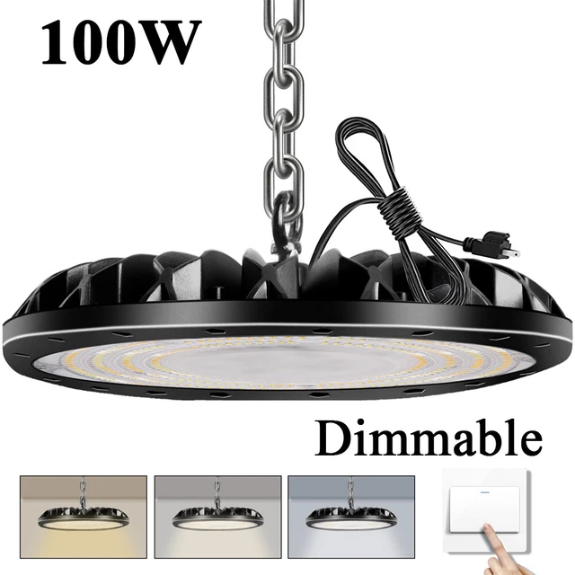 100W UFO LED High Bay Light Factory Industrial Commercial Warehouse Garage Light
