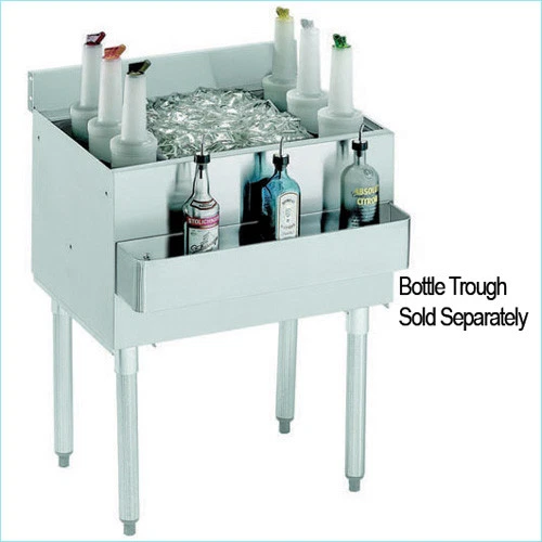 Krowne Metal 18-24-7 Ice Bin w/Cold Plate, S/S, 24"W, 18-1/2"D, 80 lb. Ice Cap.