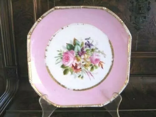 Beautiful Continental 18th-19th C Hand-painted plate H