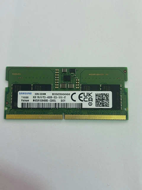 SAMSUNG 8GB DDR5 4800MHz SO-DIMM RAM - 1Rx16 PC5-4800B
