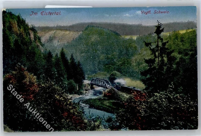 51261529 - Elstertal , Eisenbahn Bruecke