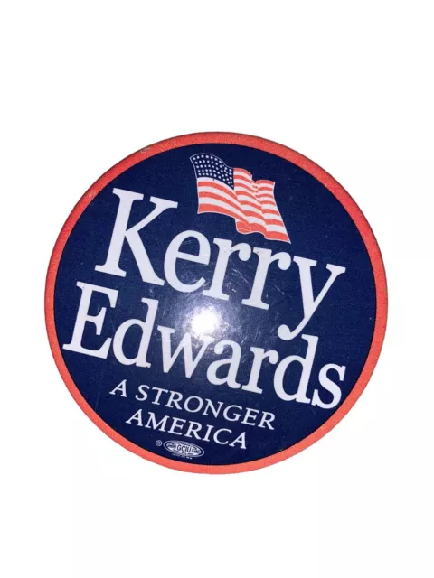 VIntage John Kerry Edwards Presidential Election Campaign Pin Button Badge