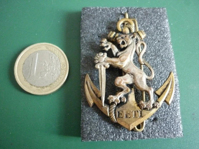 Insigne Miniature École Des Officiers De Réserve Thu Duc - Indochine - Émail