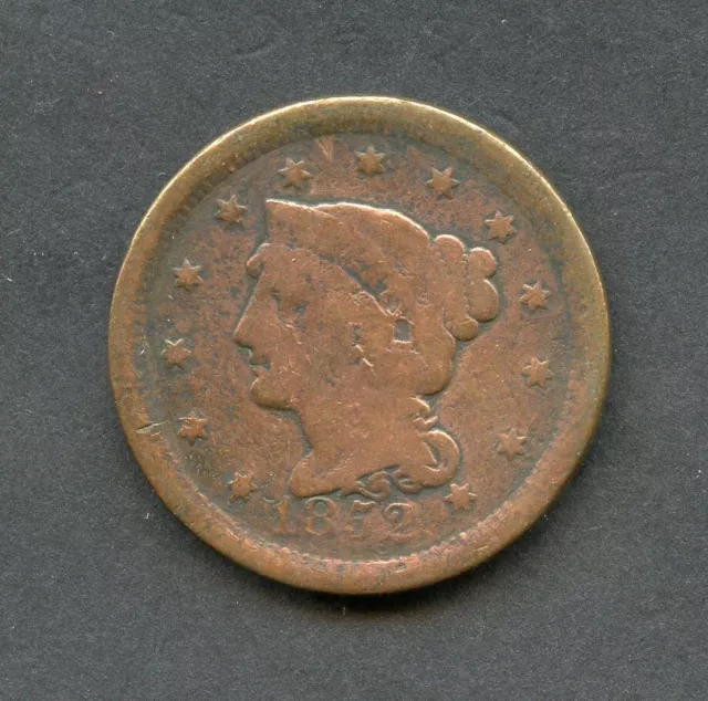 United States 1852 Braided Hair Large Cent As Shown You Grade It