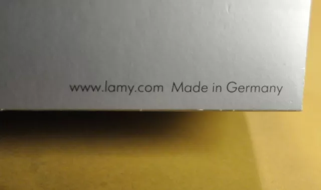 "Lamy"  PUR 48  Pinstripe Aluminum Alloy&CT  German  Ballpoint  pen  New in Box 3