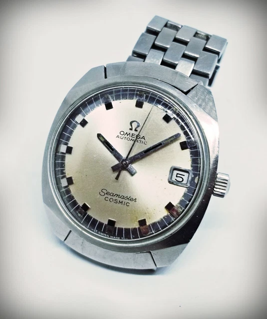 VINTAGE OMEGA SEAMASTER COSMIC AUTOMATIC Watch DATE QUICK SET JUST