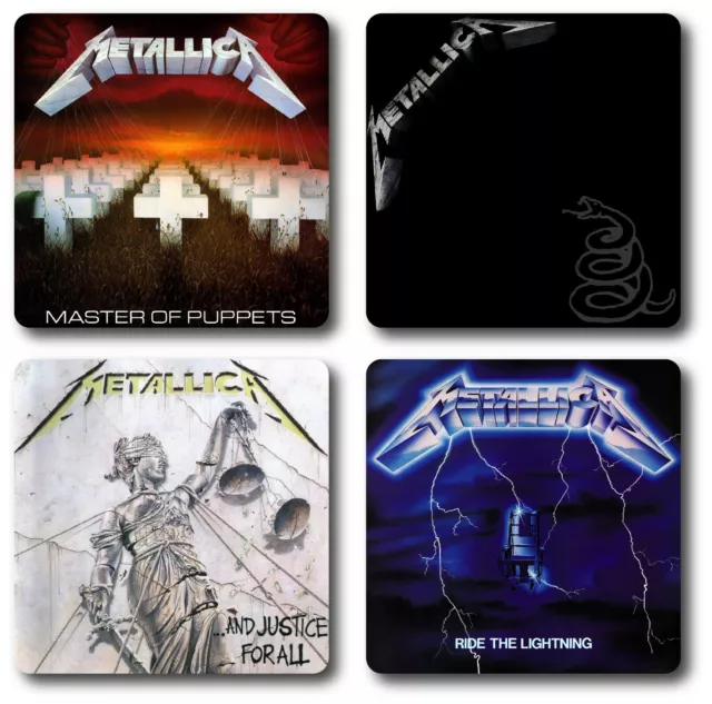 Metallica 4 Piece Coaster Sets