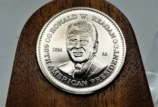 1984 National Historic Mint RONALD REAGAN Commemorative Double Eagle Coin .999