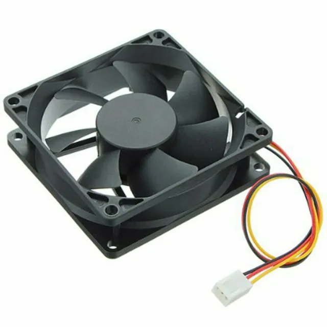 80mm 8cm 12V 3Pin DC Brushless Cooling Fan 80x25mm For Computer PC Cooling EC