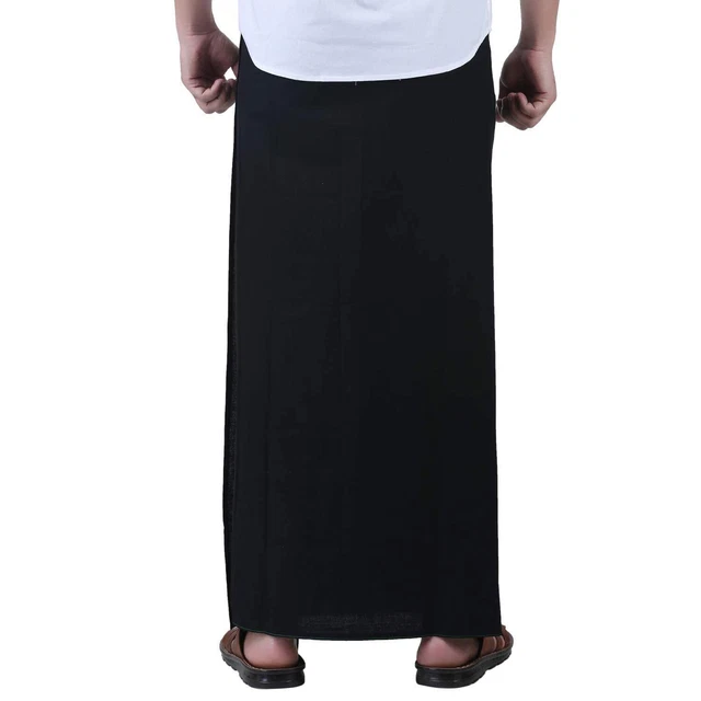 Abbigliamento da notte per costumi da bagno Sarong Lungi Dhoti da uomo di...