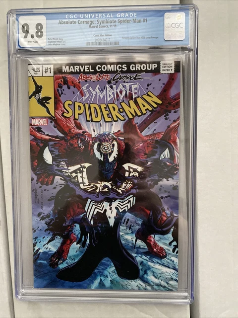 Absolute Carnage: Symbiote Spider-Man #1 CGC 9.8  Comic Mint Edition