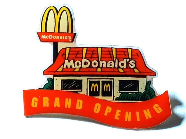 McDonalds Grand Opening Restaurant Lapel Pin (053123)