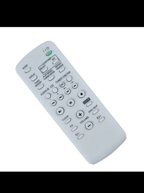 Replacement Remote Control For Sony MHC-ECL99BT / MHC-ECL77BT Hi-Fi Systems - RM-AMU211