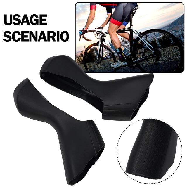 Housses De Levier De Frein Vélo En Gel De Silice - Pour Shimano Ultegra 105 ST-6700 | Lot D'1 Paire, Couleurs Assorties