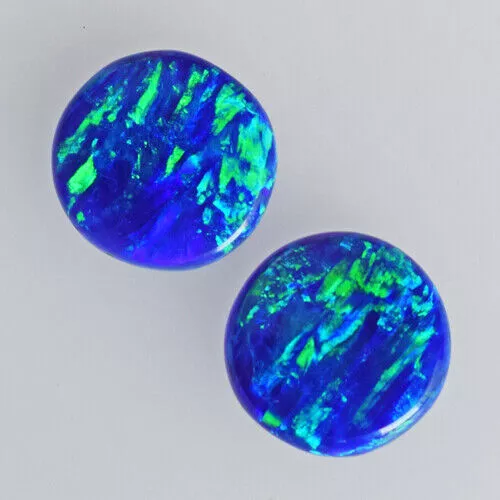 3 Cts Indian Sparkling Fire Opal Loose Gemstone Round Cabochon 2