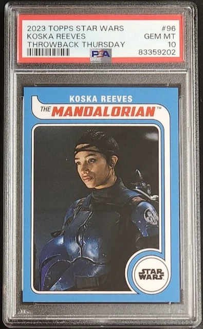 Koska Reeves 2023 Topps Throwback Thursday Star Wars #96 PSA 10