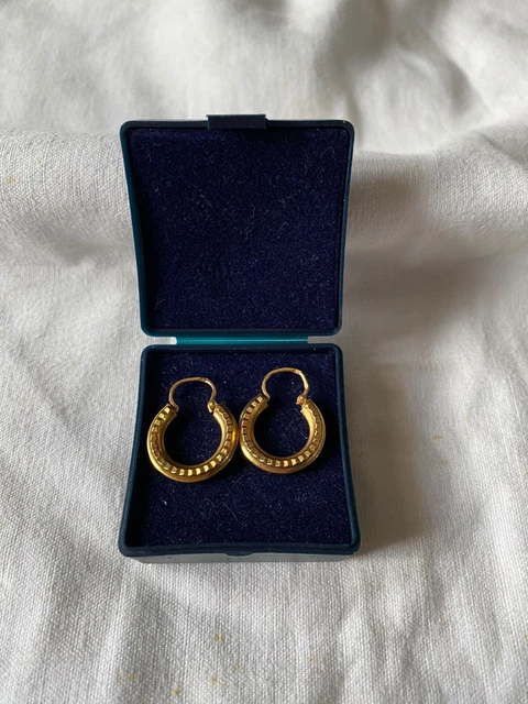 Paire De Boucles D'oreilles En Argent – Bijoux élégants, Occasion
