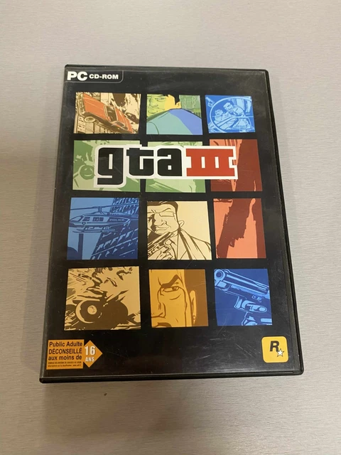 GRAND THEFT AUTO III PC CD-ROM Windows Game - 2 Discs with manual 2002