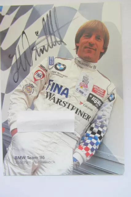 Altes  Originalautogramm   JOACHIM WINKELHOCK