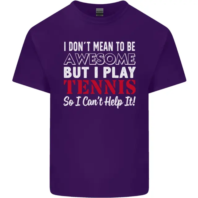 T-shirt top da uomo in cotone I Dont Mean to Be but I Play 9