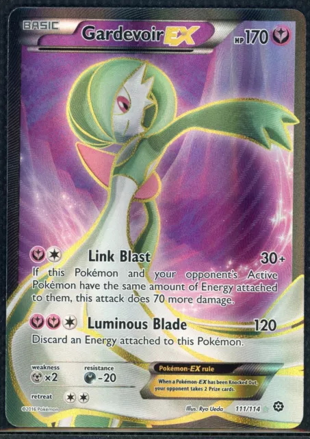  Pokemon - Gardevoir-EX (111/114) - XY Steam Siege - Holo : Toys  & Games