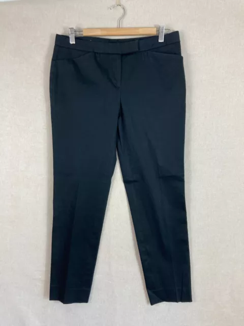 Brooks Brothers Pants Womens 6 Black Lizzy Fit Cotton Blend