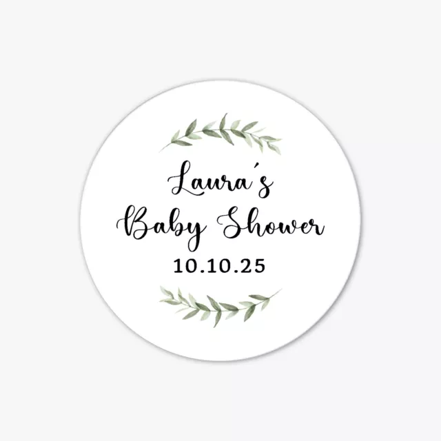 Baby Shower Stickers Personalised Thank You Stickers Baby Shower Labels