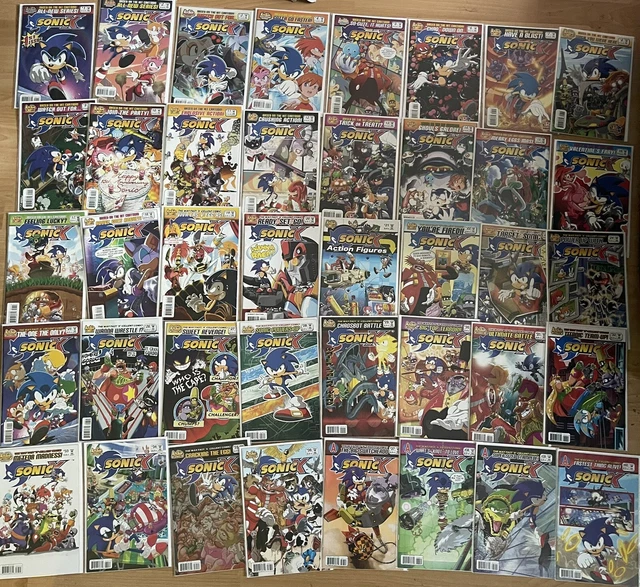 ARCHIE COMICS SONIC X COMPLETE SET #1-40 RARE NM EUR 220,14 - PicClick DE