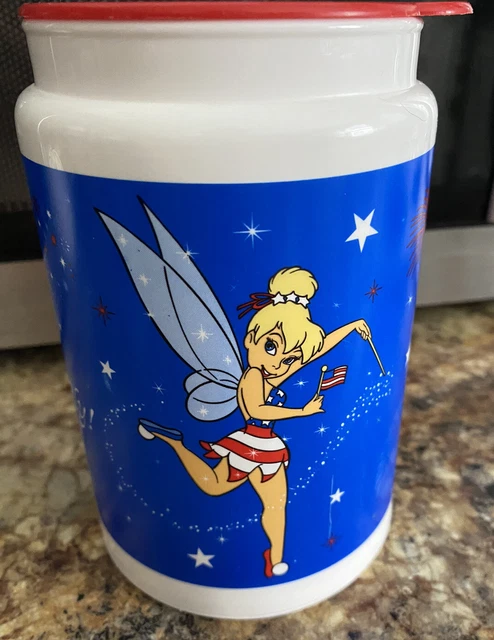 Walt Disney World  Tinkerbell refillable mug 2001 Fourth of July B11