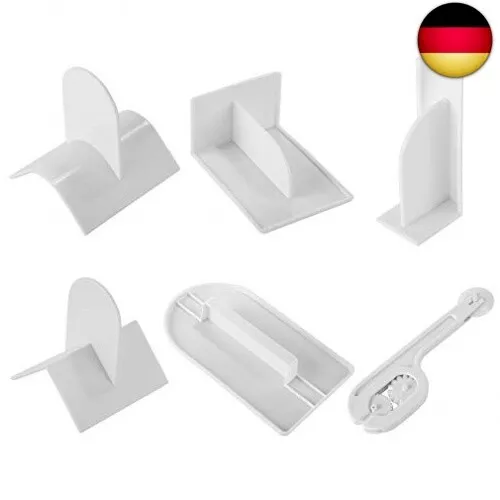 Soleebee 6-Teiliges Glätter für Fondant Kuchen Glätten Werkzeug Cutter mit Sh