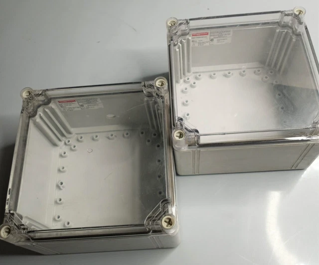 Hoffman Lot 2 Square Control Panel Enclosures #Q202013PCICC, 7.4" x 7.4" x 4.84"