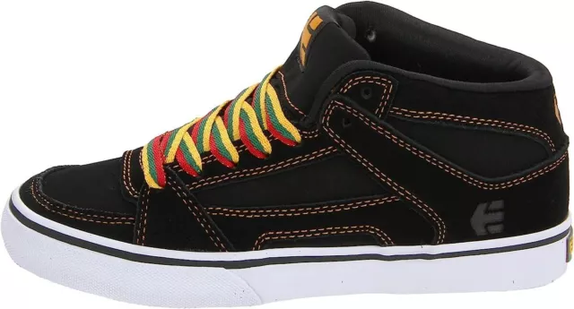 Etnies Kid's RVM Black/Orange High Top Skate Shoes 13, 4 NEW 2