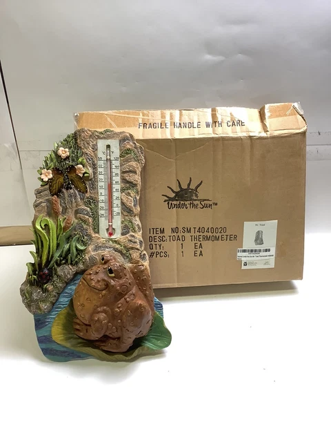 UNDER THE SUN 2008 Toad Thermometer Mr. Toad RETIRED MT 40020