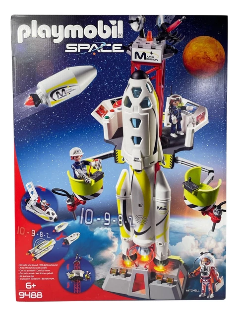 PLAYMOBIL® Space 9488 Mars Rakete mit Startrampe Weltraum Raumschiff  Neu & OVP
