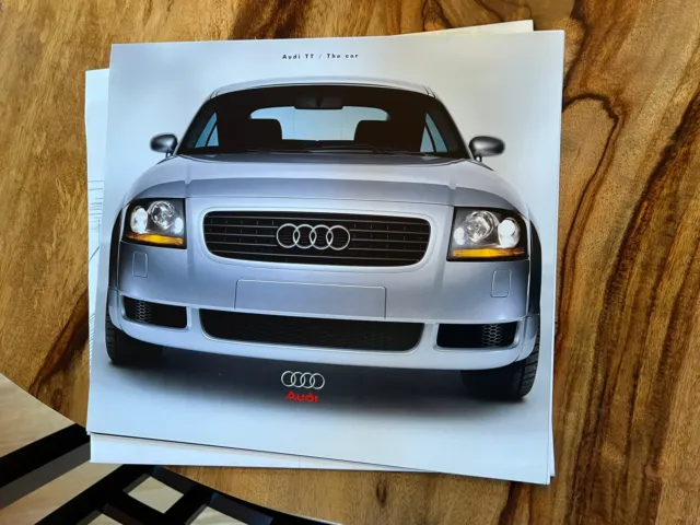 2000 Audi TT Coupe Catalog Pre-Production Early US Introduction Sales Brochure! 3
