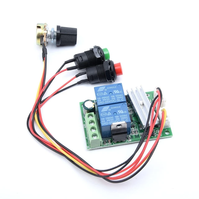 Pwm Dc 6V-24V Motor Drehzahlregler Regler Reversible-Forward Umkehr Switch
