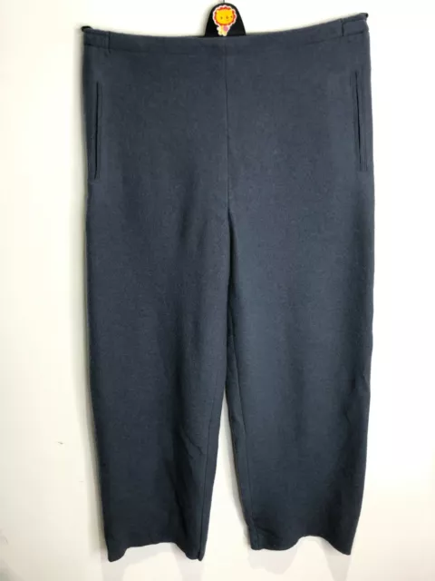 BNWT Elemente Clemente grey blue China pants trousers Size 3 NEW mid waist taper