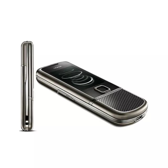 Teléfono Móvil Nokia 8800 Carbon Arte Black Titanio Umts Oled Lujo Phone 3